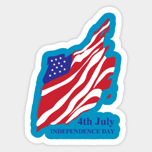 Independent day Sticker